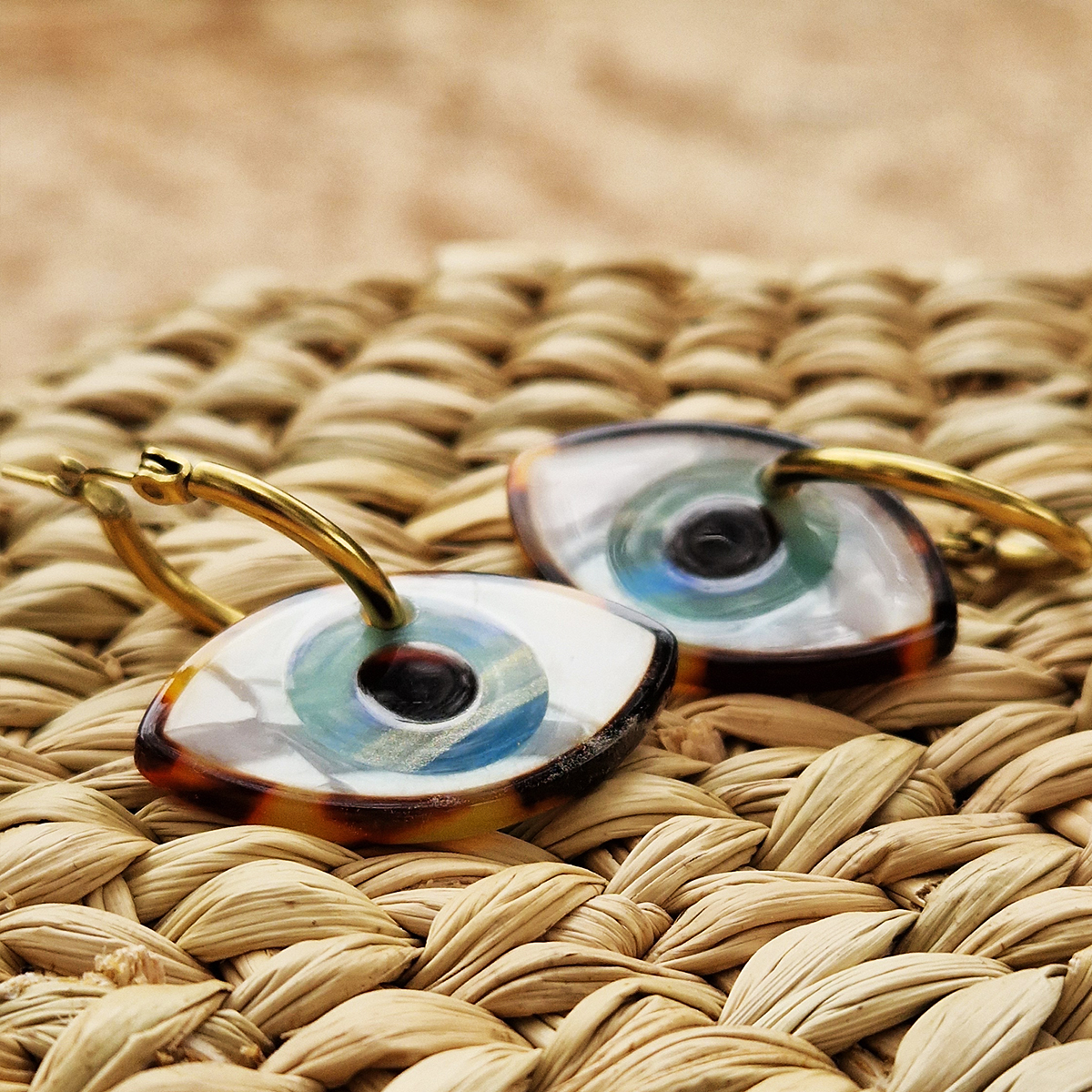 Blue Eye Earrings