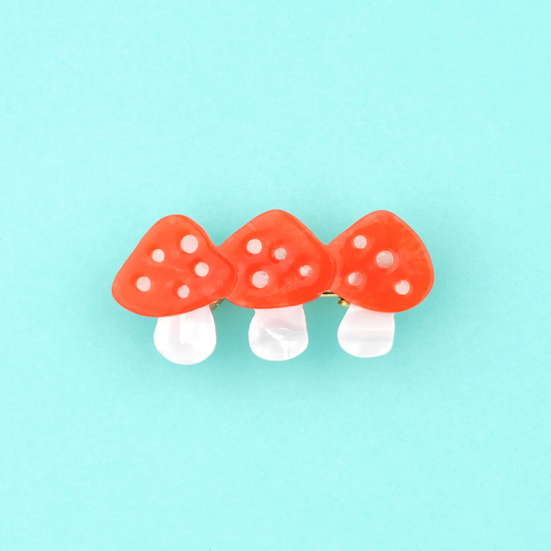 Mushroom Hair Clip