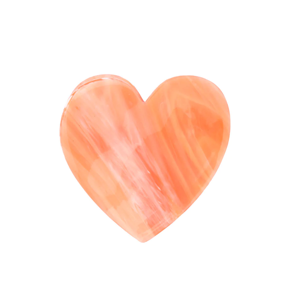 Pink Heart Hair Claw