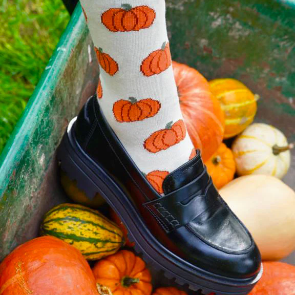 Pumpkin Socks