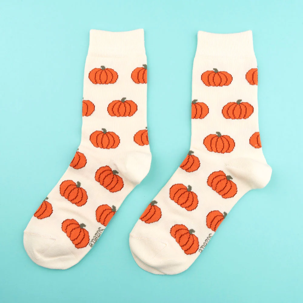 Pumpkin Socks