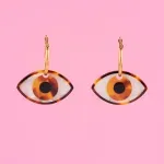 Brown Eye Earrings