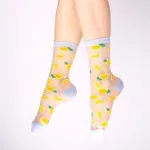 Lemon Sheer Socks