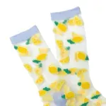 Lemon Sheer Socks