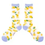 Lemon Sheer Socks