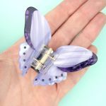 Purple Butterfly Hair Claw